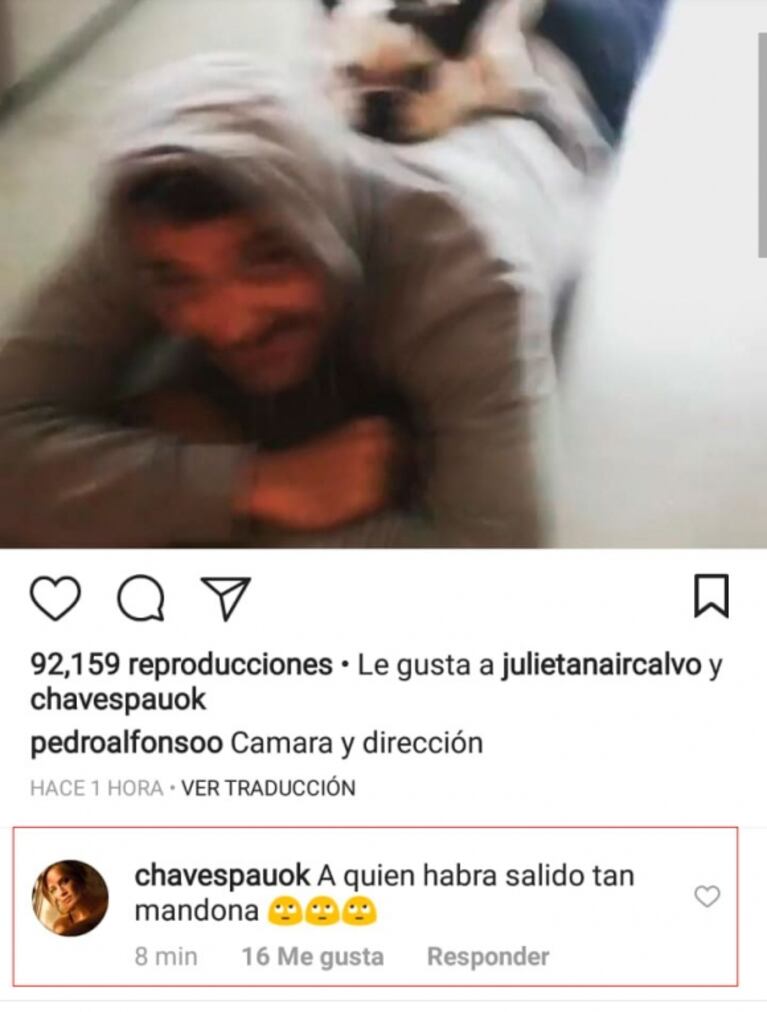El divertido comentario de Paula Chaves al ver a Olivia jugando a ser fotógrafa de Pedro Alfonso: "¿A quién habrá salido tan mandona?"