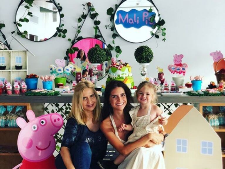 El divertido festejo de cumple de la hija de Zaira Nara con una súper ambientación de Peppa Pig