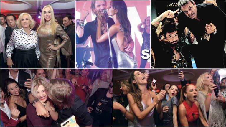 El divertido festejo de los famosos en la fiesta de Gente en Mar del Plata
