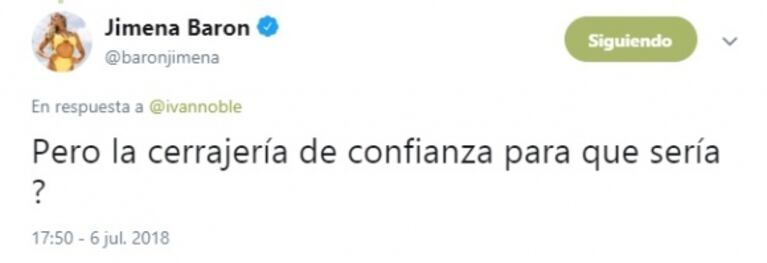 El divertido ida y vuelta de Jimena Barón con Iván Noble al hablar de la soltería