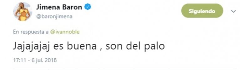 El divertido ida y vuelta de Jimena Barón con Iván Noble al hablar de la soltería