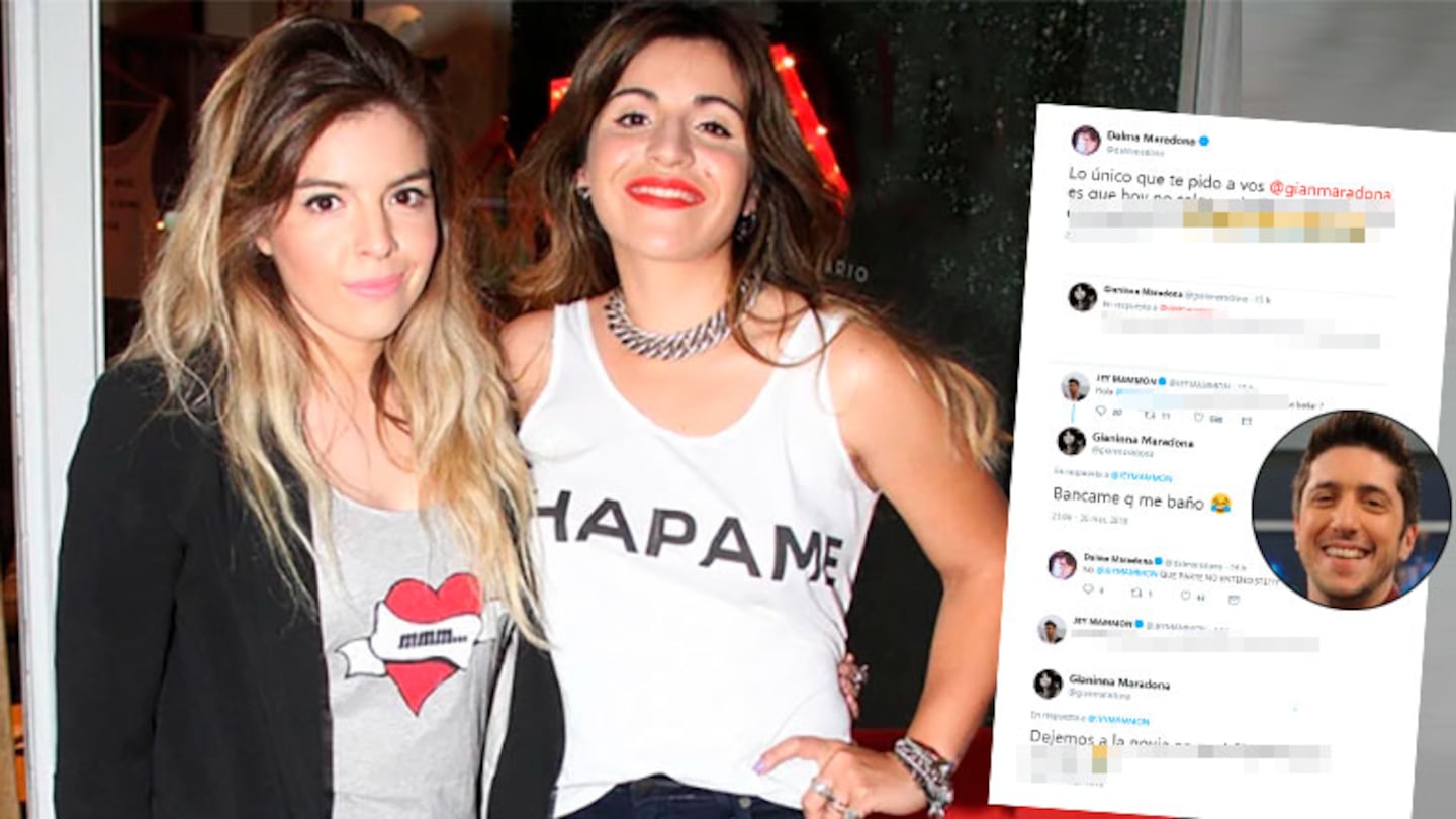 El divertido pedido de Dalma Maradona a Gianinna, la noche previa a su boda