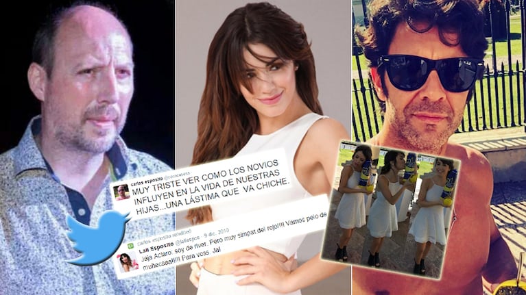 El divertido reclamo del padre de Lali Espósito a Mariano Martínez (Foto: Instagram y web)