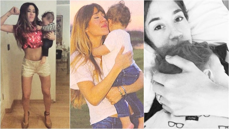 El divertido video de Jimena Barón con su hijo (Fotos: Instagram)