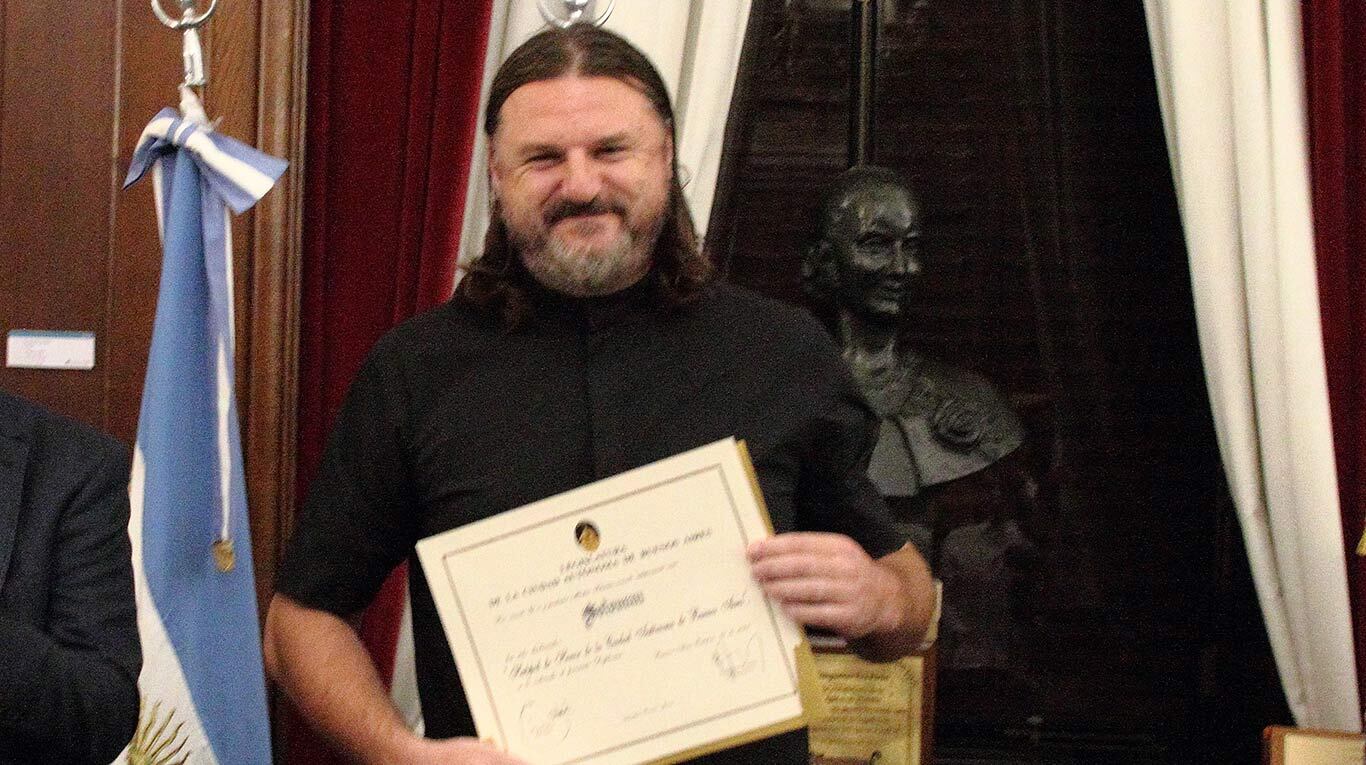 El DJ Solomun fue declarado Huesped de honor por la legislatura Buenos Aires (Foto: Juan Gabriel Espinoza)