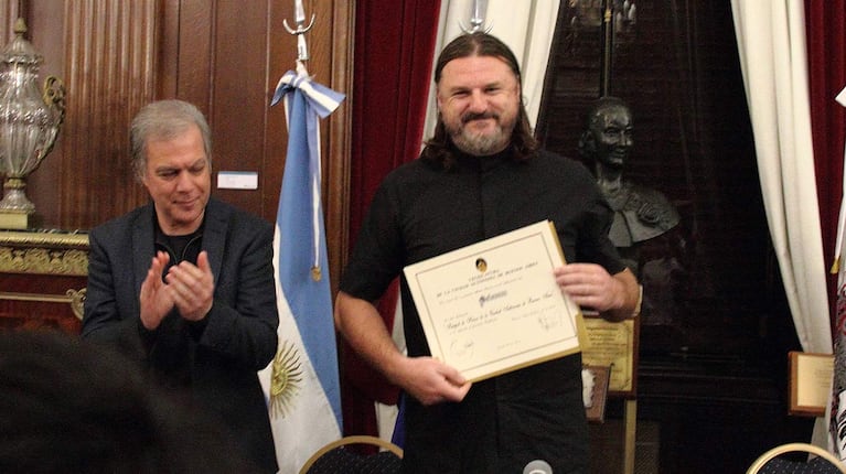 El DJ Solomun fue declarado Huesped de honor por la legislatura Buenos Aires (Foto: Juan Gabriel Espinoza)