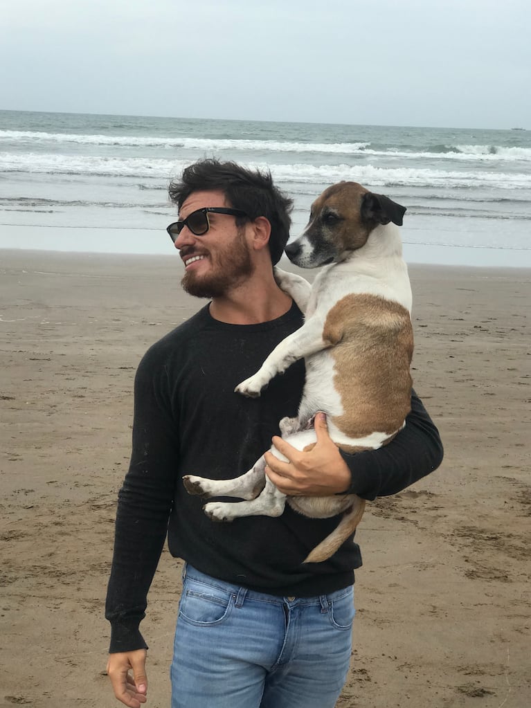 El dolor de Fede Bal por la muerte de su perro Kike (foto de Instagram)
