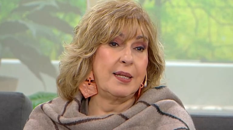 El dolor de Georgina Barbarossa por la muerte de su cuñada (captura de Telefe)
