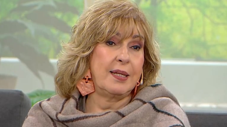 El dolor de Georgina Barbarossa por la muerte de su cuñada (captura de Telefe)