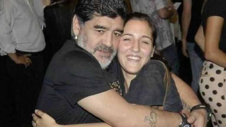 El dolor de Jana Maradona tras la muerte de su papá (Foto: Web)