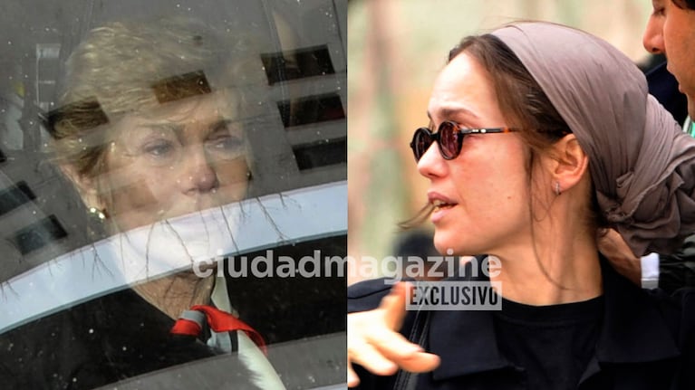 El dolor de la esposa e hija de Chiche Gelblung. (Foto: Movilpress)