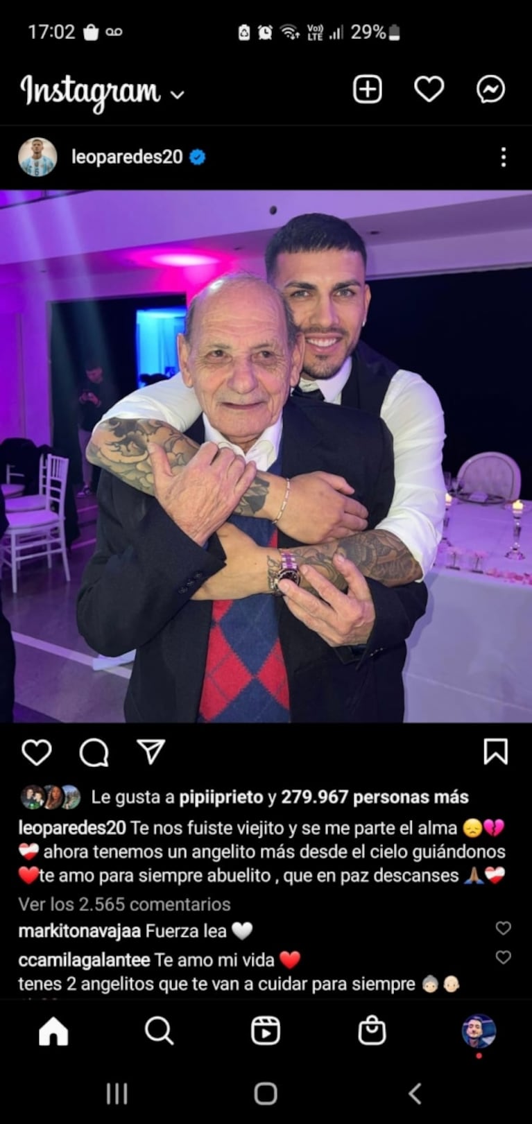 El dolor de Leandro Paredes en el Mundial Qatar 2022: murió su abuelo y lo despidió a la distancia