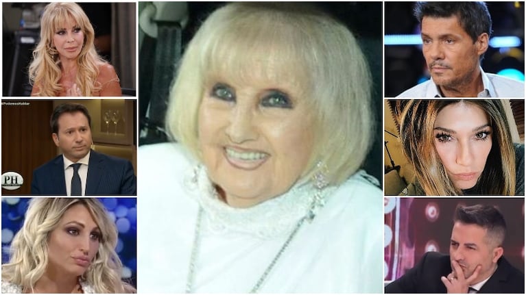 El dolor de los famosos por la muerte de Goldie, la hermana gemela de Mirtha Legrand (Fotos: Web)