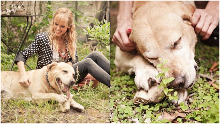 El dolor de Mariana Fabbiani por la muerte de Oringo, su perro: Gracias por estos 15 años de amor y alegría
