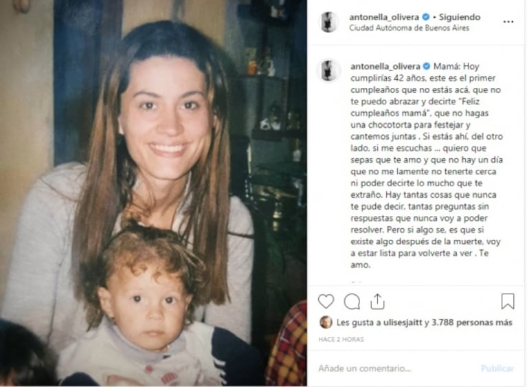 El dolor del hermano y la hija de Natacha Jaitt, en el día que la mediática cumpliría años