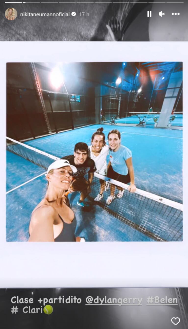 El doloroso accidente de Nicole Neumann jugando al padel: “Dejarlo todo en la cancha”