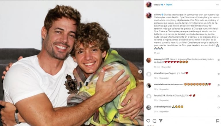 El drama de William Levy: su hijo Christopher casi muere en un terrible accidente