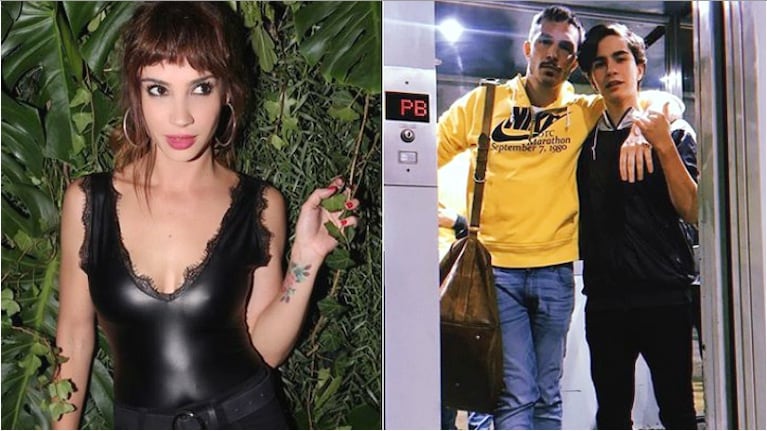 El dulce comentario de Celeste Cid a una foto de Emmanuel Horvilleur con André, el hijo que tienen en común (Fotos: Instagram)