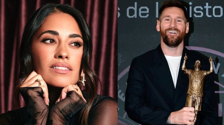 El dulce mensaje de Antonela Roccuzzo a Messi tras su premio por ser de los mejores futbolistas de la historia.