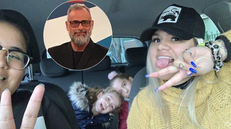 El dulce mensaje de Jorge Rial dedicado a sus hijas y las niñas de Romina Pereiro (Foto: Instagram)