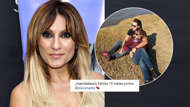 El dulce mensaje de Marcela Tauro a su novio