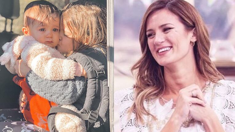 El dulce mensaje de Paula Chaves junto a una tierna foto de sus hijas.