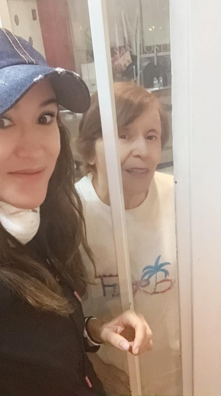 El duro relato de Valeria Archimó sobre las visitas a su mamá, internada en un geriátrico: "La veo con un vidrio de por medio"