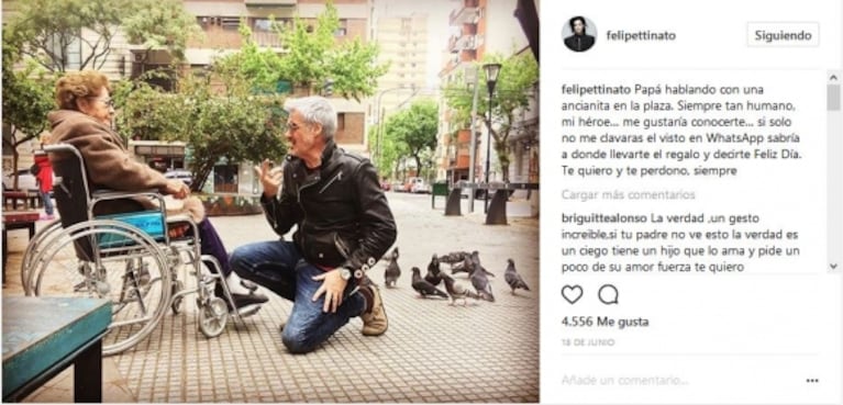 El duro tweet del hijo de Roberto Pettinato contra su padre: "Antes de decirme ‘tu viejo es un genio’ sepan que en el peor momento de mi vida me abandonó y todo mi tratamiento lo pagó mi hermana"