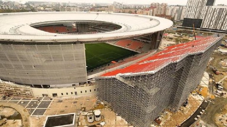 El Ekaterimburgo Arena, la exótica sede de Rusia 2018