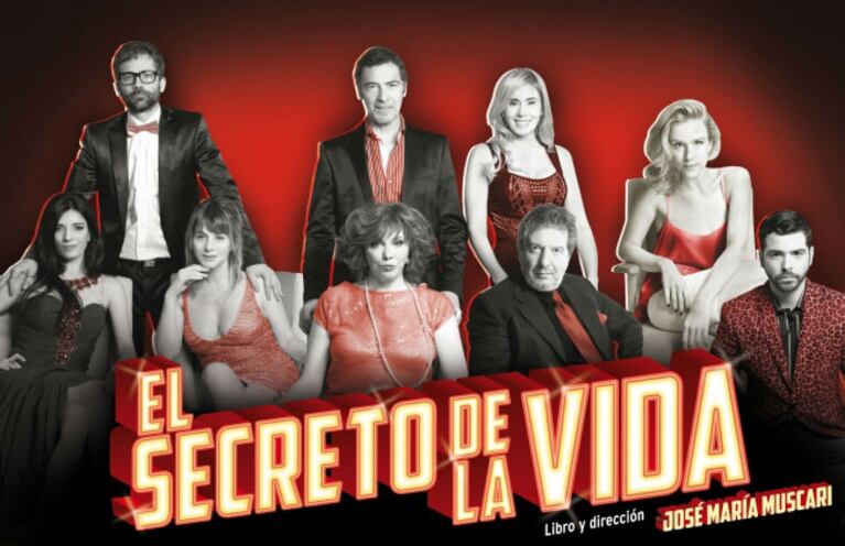 El elenco a pleno de El secreto de la vida (Fotos: Faroni Producciones). 