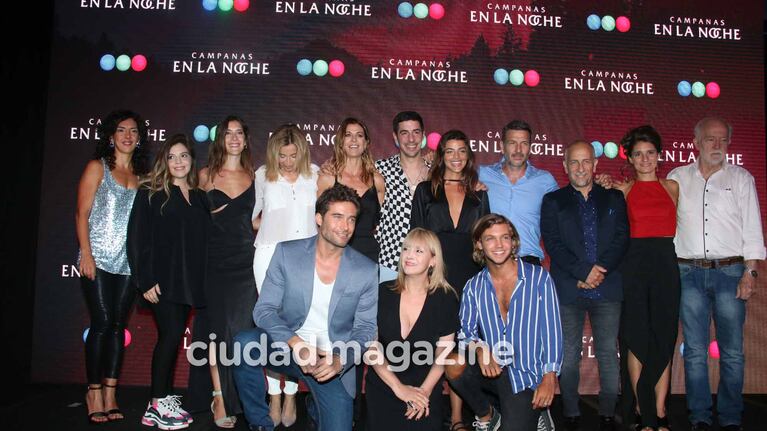 El elenco completo de Campanas en la noche, la nueva apuesta de Telefe (Fotos: Movilpress).