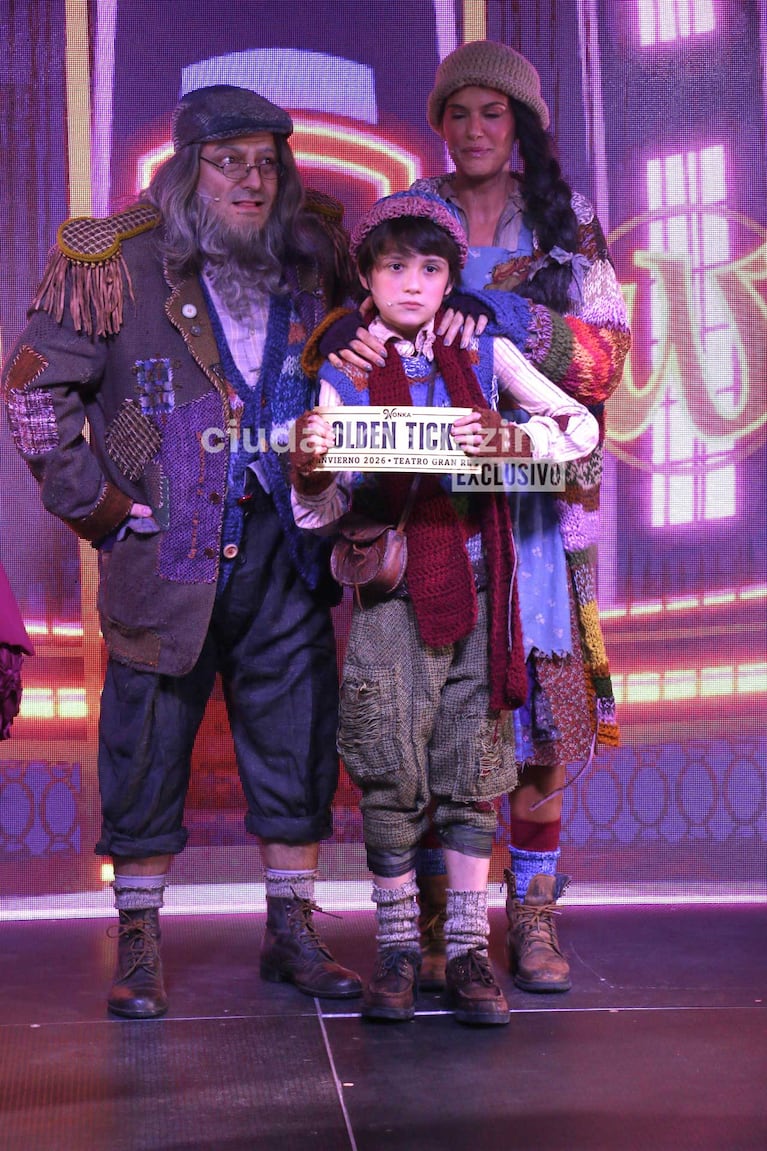 El elenco de Charlie y la Fábrica de Chocolate (Foto: Movilpress)