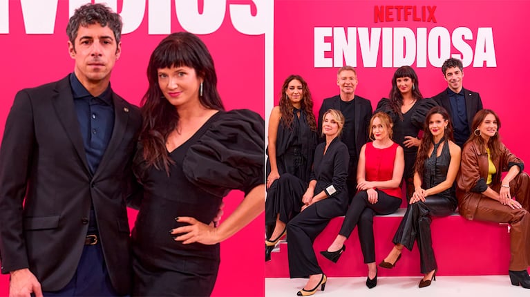 El elenco de Envidiosa en el evento del estreno de la nueva y última temporada de la ficción (Foto: Loli Laboureau / Netflix)
