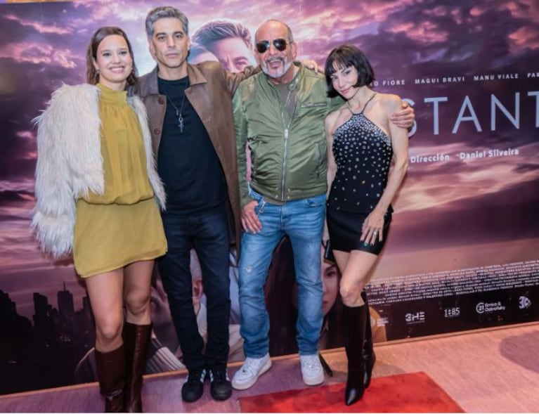 El elenco de Instante en la premiere (Foto: Prensa)
