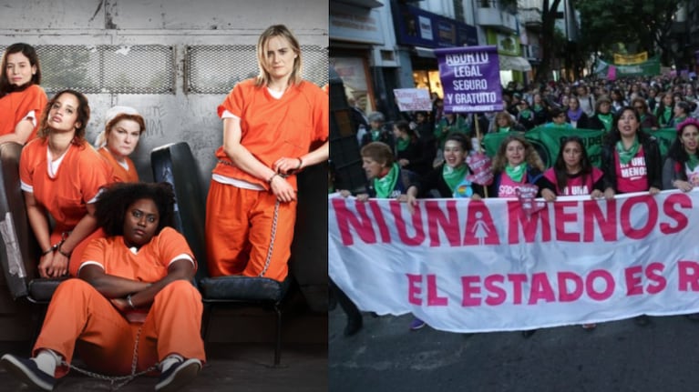 El elenco de la serie de Netflix lanzó un video en apoyo a la nueva marcha de Ni Una Menos