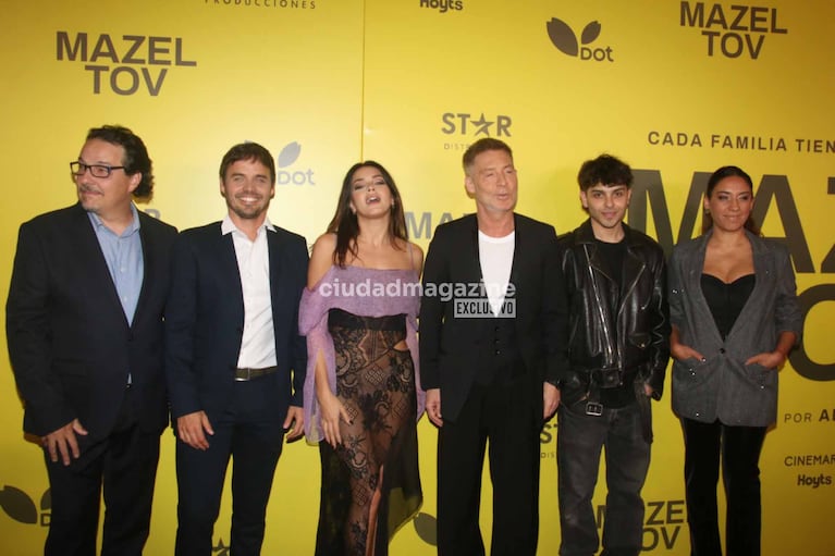 El elenco de Mazel Tv, la nueva película de Adrián Suar (Foto: Movilpress)