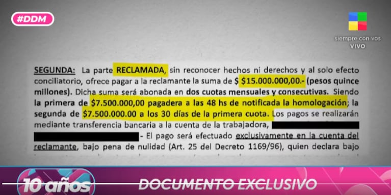 El embargo a Wanda Nara (Foto: captura de América).