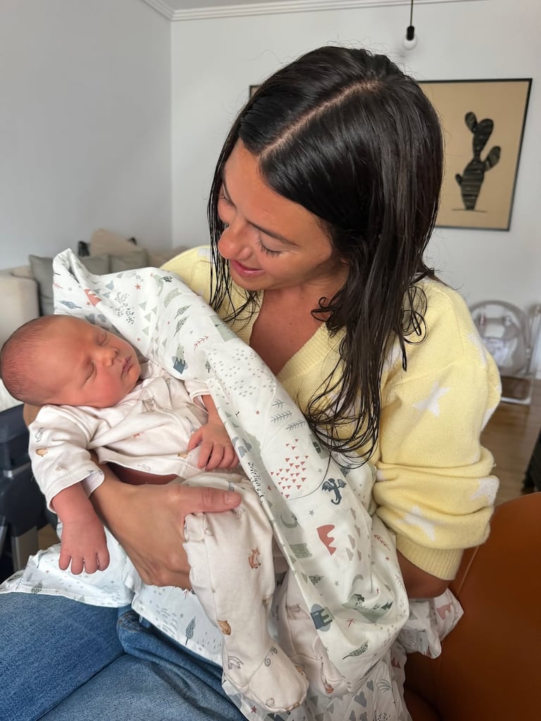 El emotivo encuentro de Sofía "Jujuy" Jiménez con su sobrino Beltrán (Foto de Instagram)