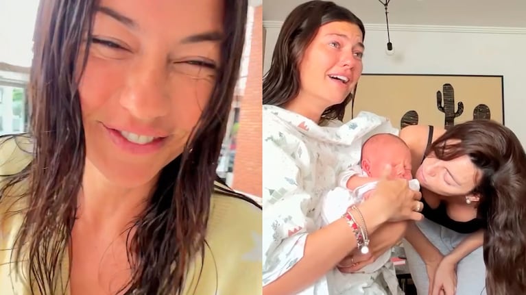 El emotivo encuentro de Sofía "Jujuy" Jiménez con su sobrino Beltrán (Foto de Instagram)