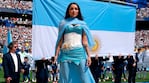 El emotivo mensaje de María Becerra tras cantar el Himno en la final del Mundial (Foto de Instagram @mariabecerra)