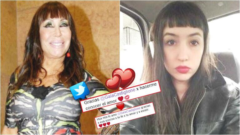 El emotivo mensaje de Moria Casán a Sofía Gala tras quedar en libertad (Fotos: Web y Twitter)