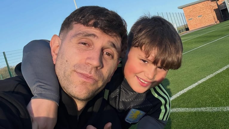 El emotivo mensaje del Dibu Martínez para su hijo Santino en su cumpleaños. Crédito: Instagram