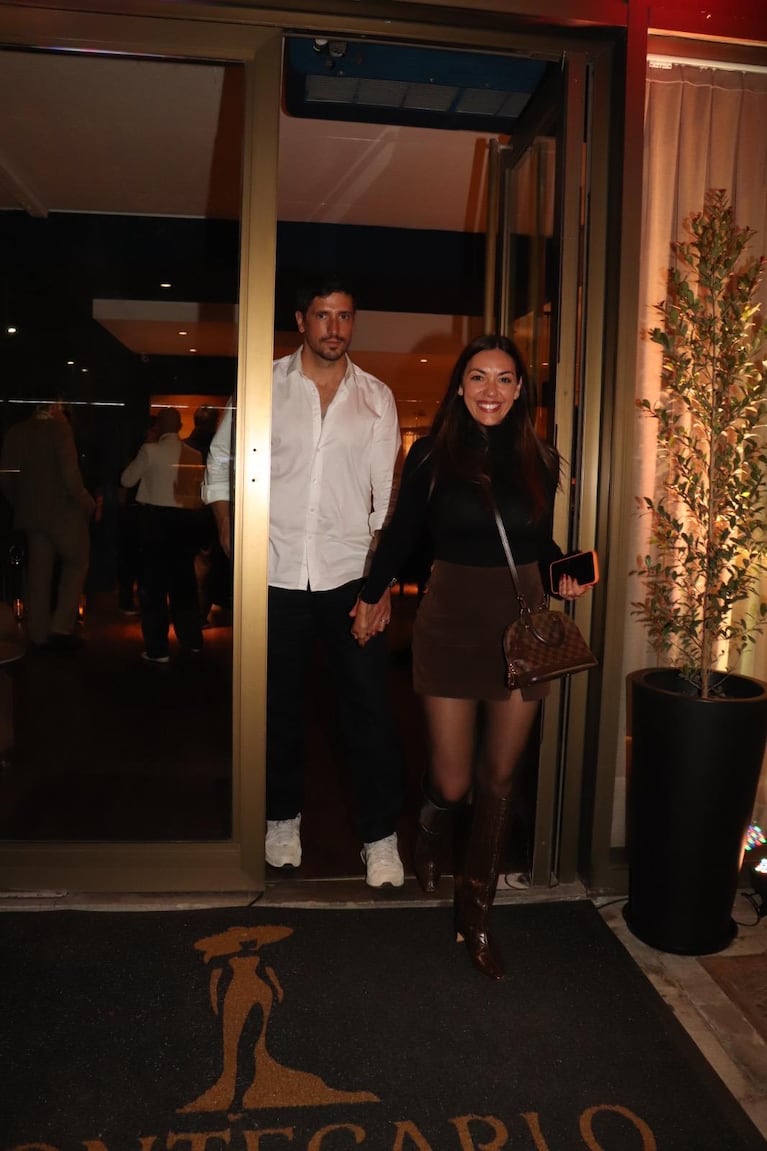 El encuentro de Araceli González y Evelyn Botto en la apertura de un restaurante en Puerto Madero