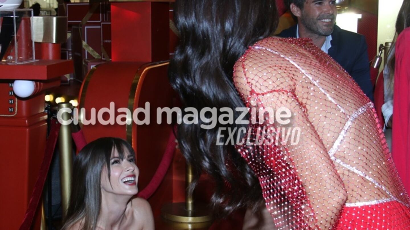 El encuentro de China Suárez y Zaira Nara a un año del escándalo con Wanda (Fotos: Movilpress)