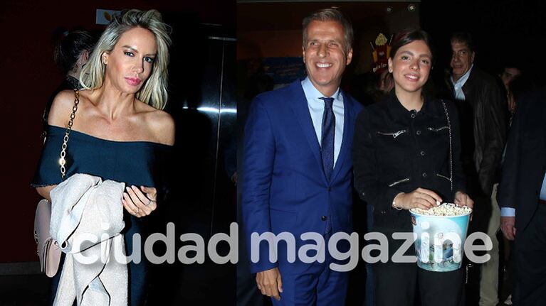 El encuentro de Luciana Salazar y Martín Redrado con su hija en la premiere El Ángel