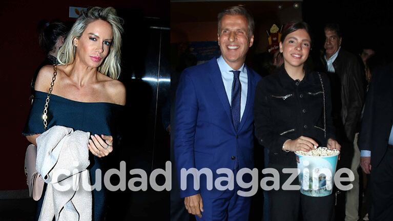 El encuentro de Luciana Salazar y Martín Redrado con su hija en la premiere El Ángel