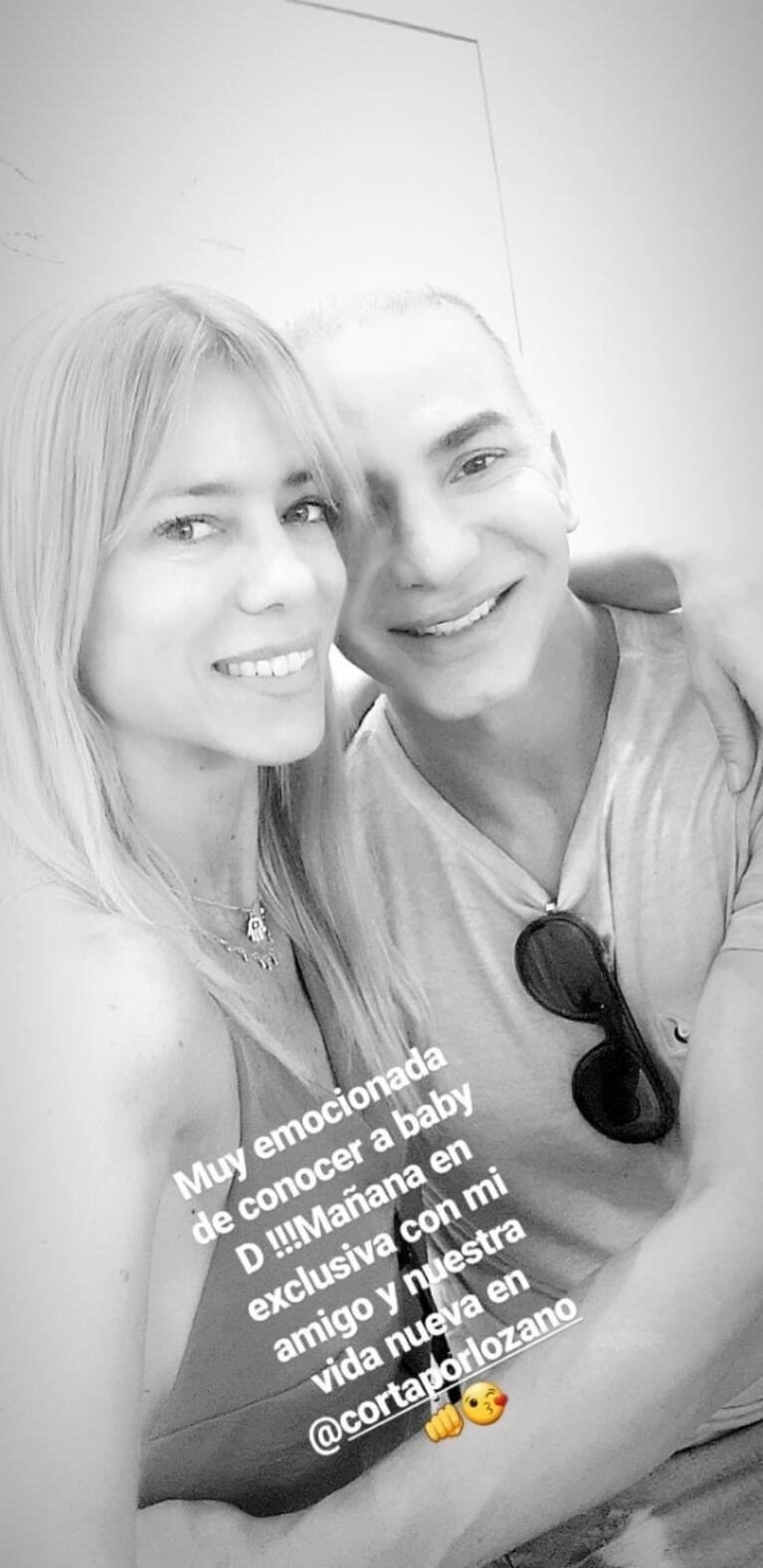 El encuentro de Nicole Neumann con Flavio Mendoza en Miami: "Muy emocionada de conocer al bebé"