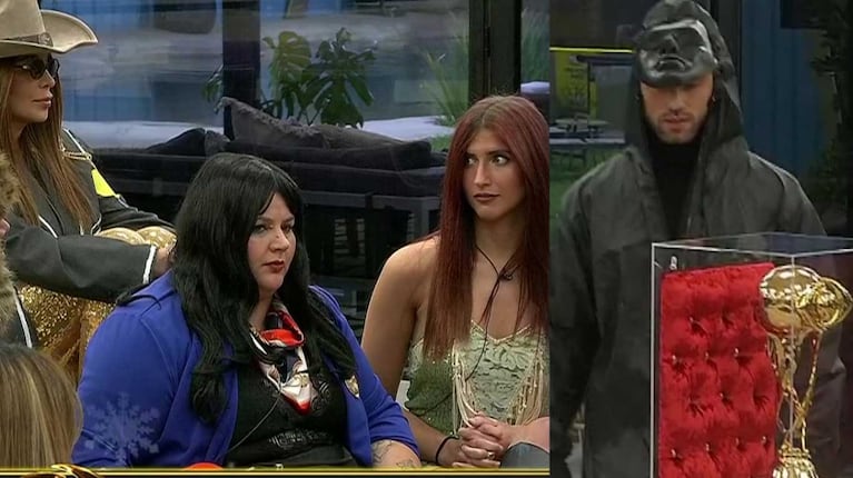 El enmascarado en Gran Hermano (Fotos: capturas Telefe)