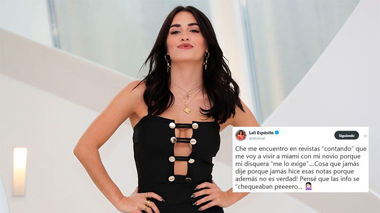 El enojo de Lali Espósito con dos revistas que contaron que se va a vivir a Miami: No es verdad