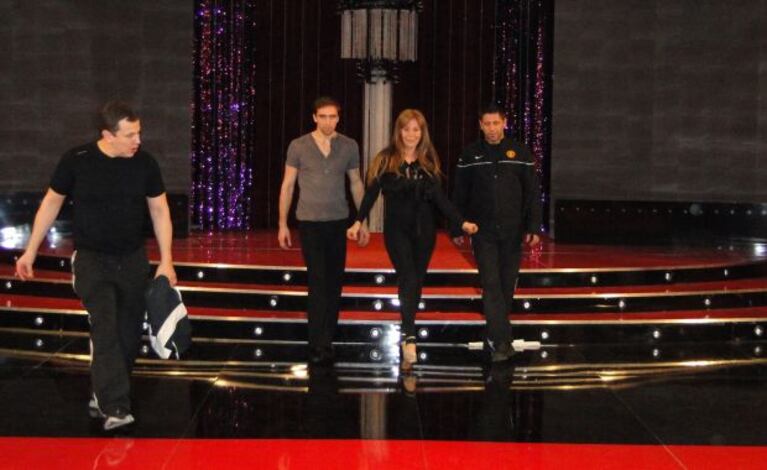 El ensayo del musical de Graciela Alfano. (Foto: Ideas del Sur)